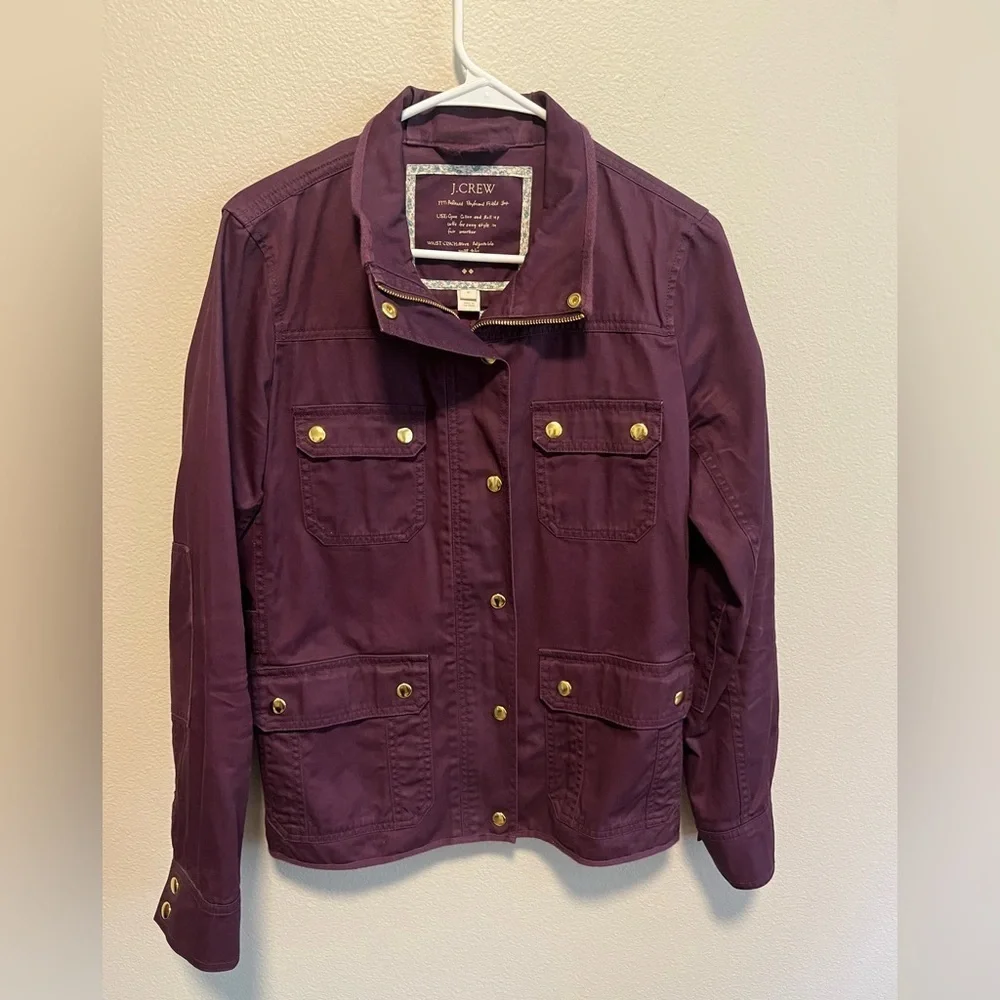 J Crew Relaxed Boyfriend Field Jacket Size M - Picture 2 of 9